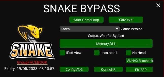 Hack BYPASS SNAKE 